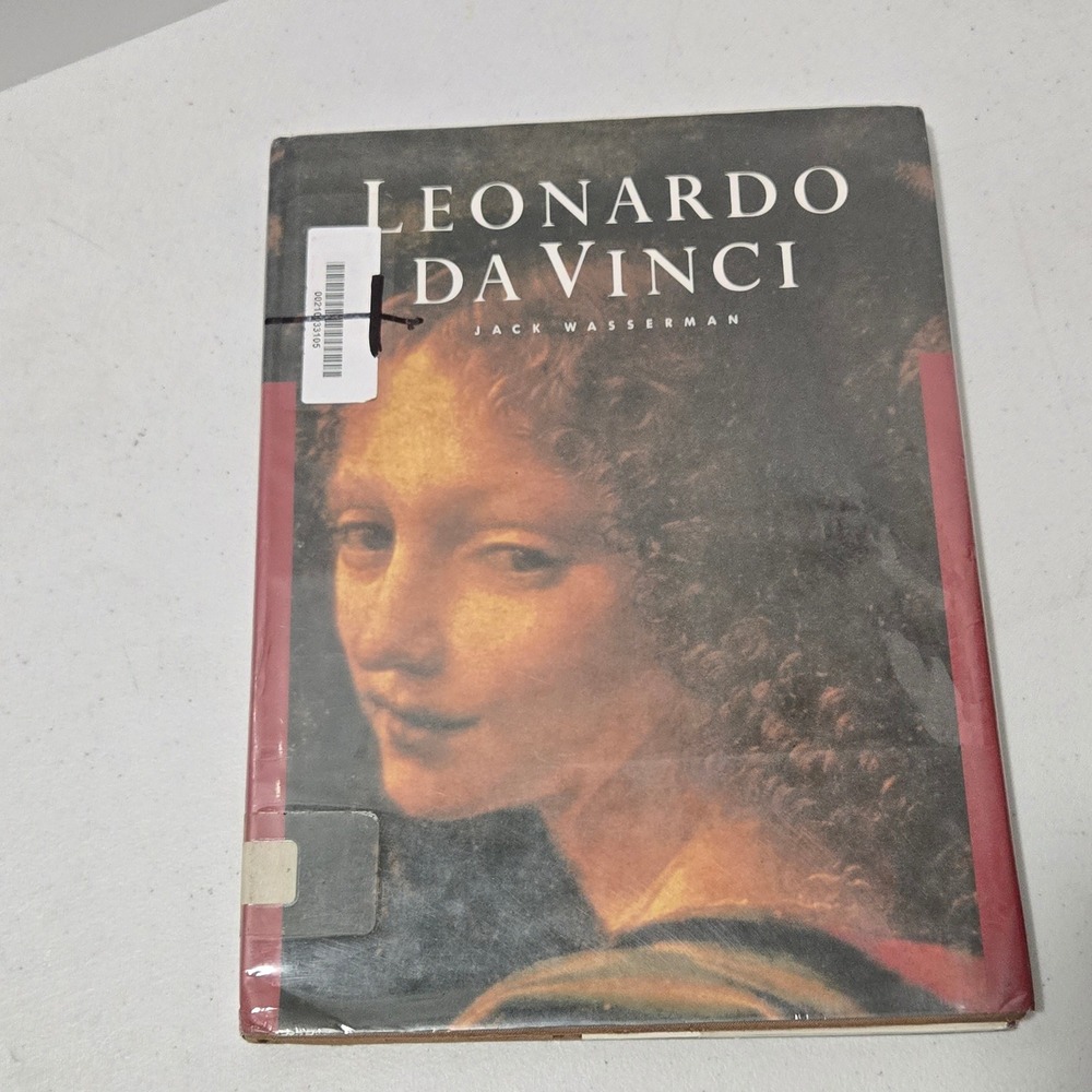 Leonardo da Vinci by Jack Wasserman Harry N Abrams 1984 Hardcover Art Book